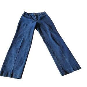 Rafaella Womens jeans Vtg High Waist Wide Legs No Pockets Sz 6 Y2K 90's